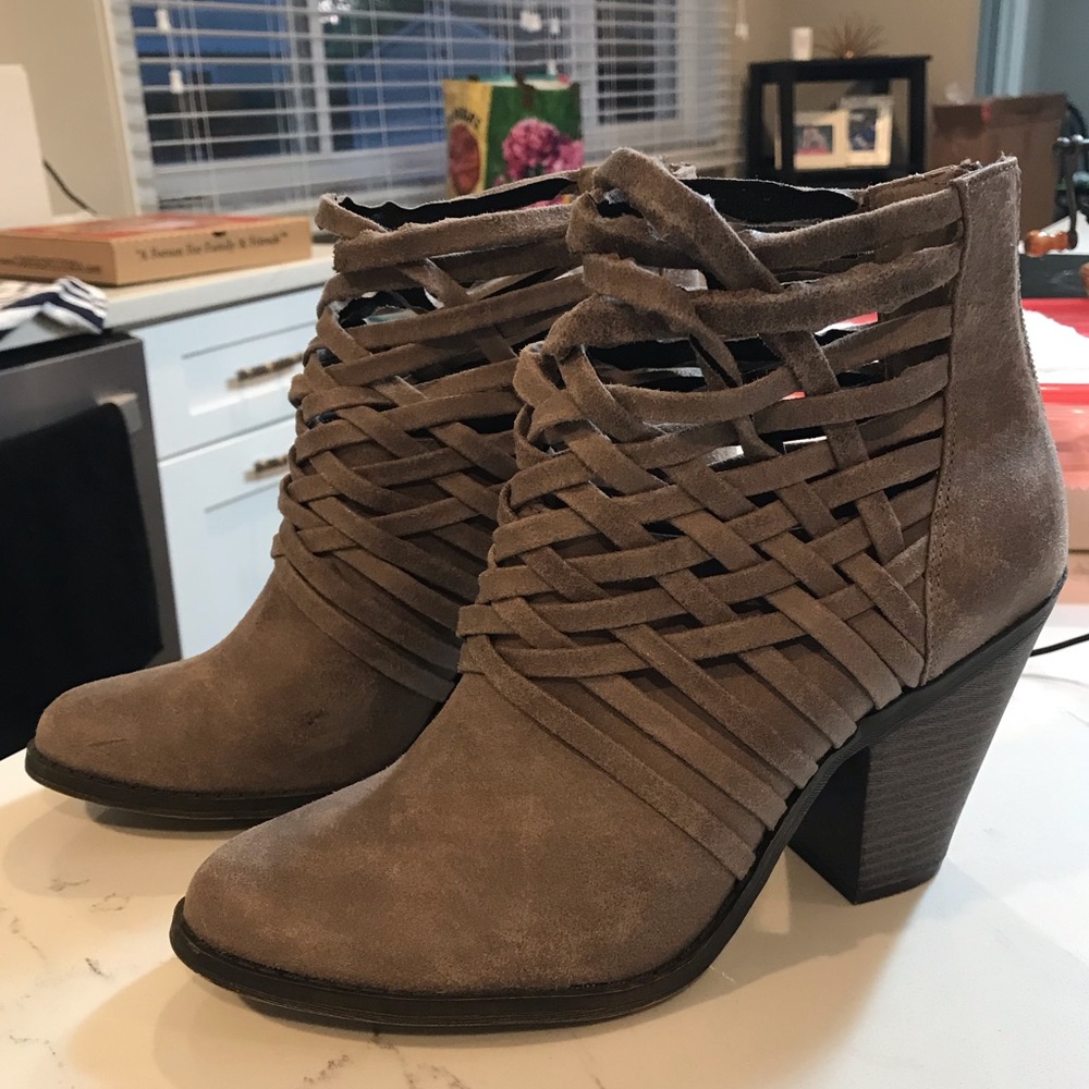 Grey Booties. Size 8.5. Great condition! Worn once